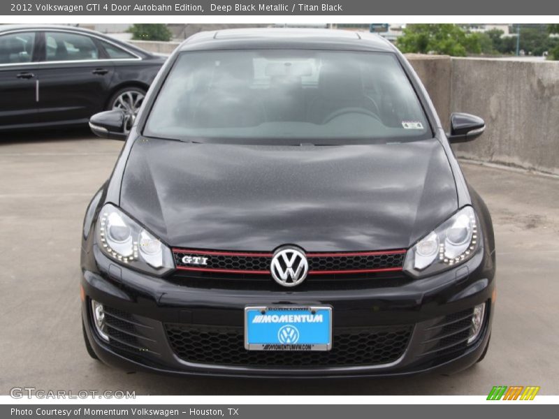Deep Black Metallic / Titan Black 2012 Volkswagen GTI 4 Door Autobahn Edition