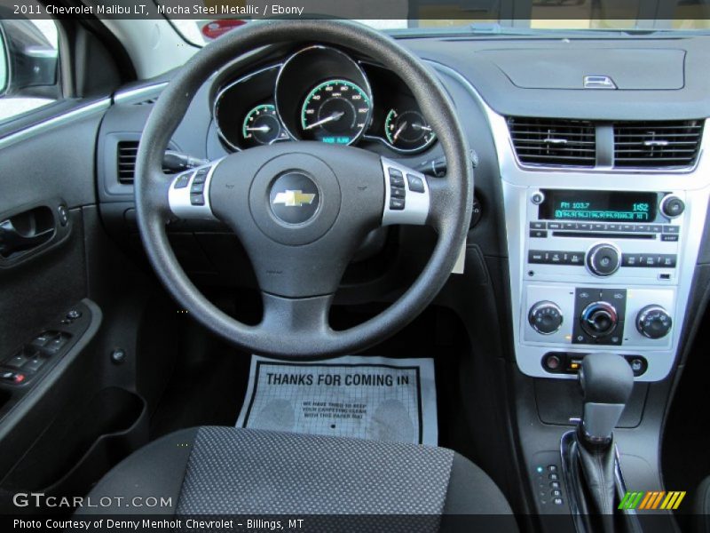 Mocha Steel Metallic / Ebony 2011 Chevrolet Malibu LT