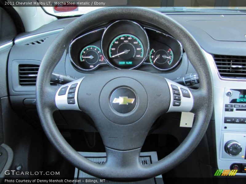 Mocha Steel Metallic / Ebony 2011 Chevrolet Malibu LT