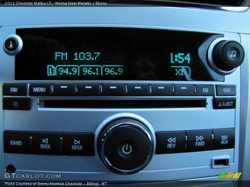 Mocha Steel Metallic / Ebony 2011 Chevrolet Malibu LT