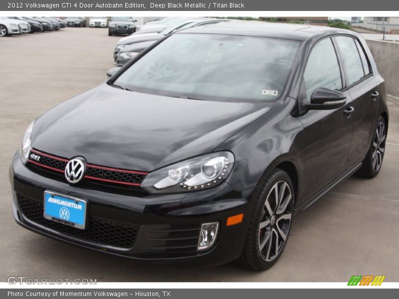 Deep Black Metallic / Titan Black 2012 Volkswagen GTI 4 Door Autobahn Edition