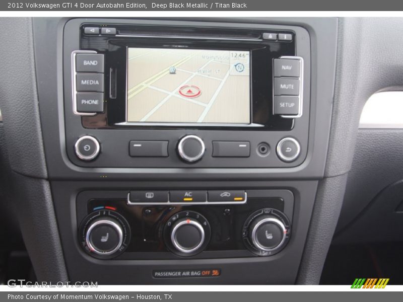 Navigation of 2012 GTI 4 Door Autobahn Edition