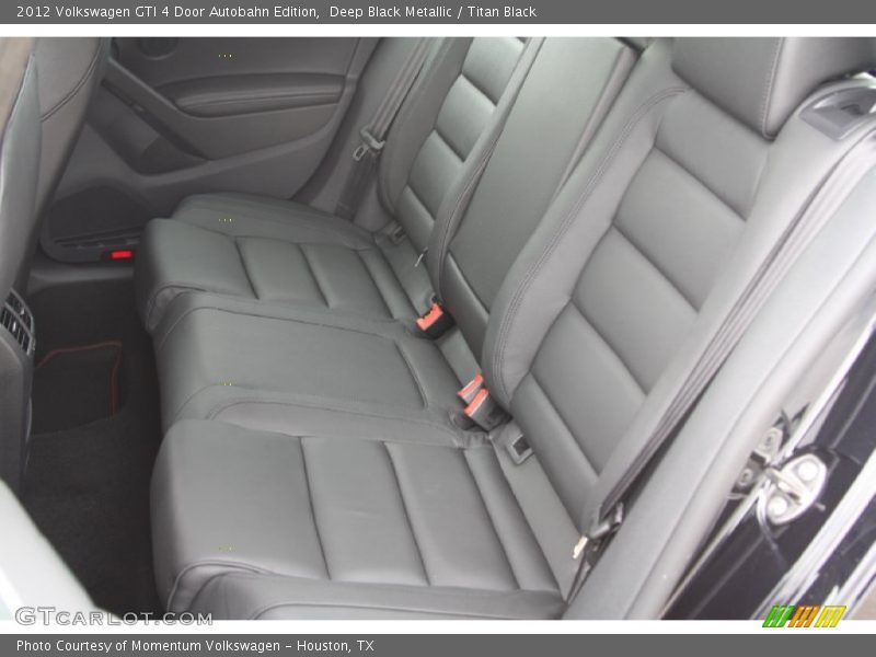Rear Seat of 2012 GTI 4 Door Autobahn Edition