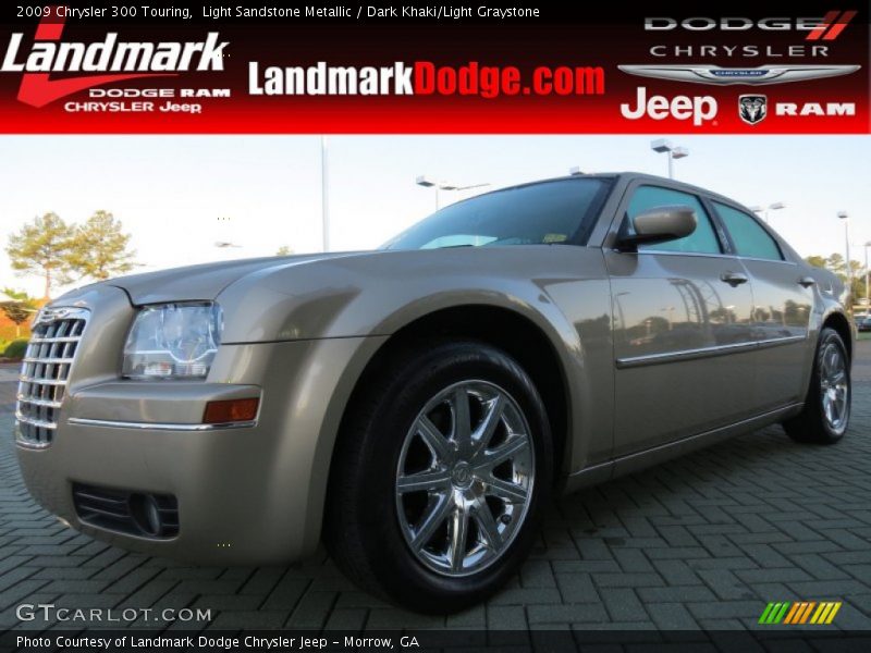 Light Sandstone Metallic / Dark Khaki/Light Graystone 2009 Chrysler 300 Touring