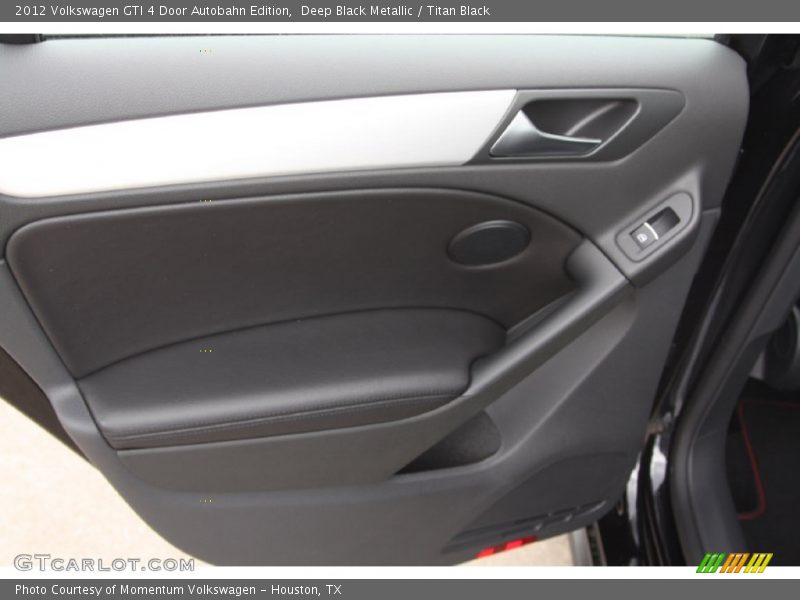 Deep Black Metallic / Titan Black 2012 Volkswagen GTI 4 Door Autobahn Edition