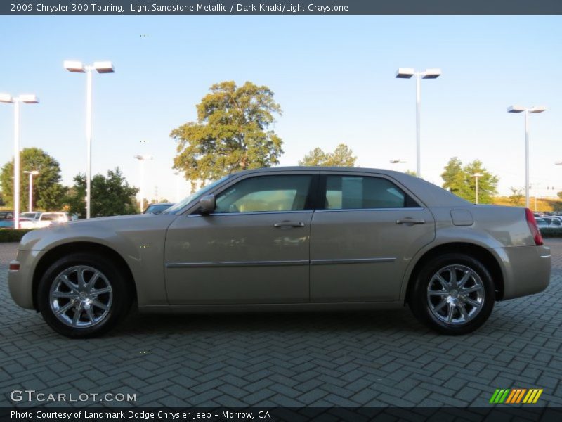 Light Sandstone Metallic / Dark Khaki/Light Graystone 2009 Chrysler 300 Touring