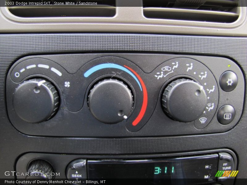 Controls of 2003 Intrepid SXT