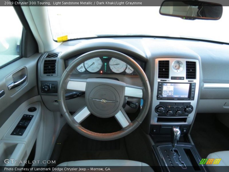 Light Sandstone Metallic / Dark Khaki/Light Graystone 2009 Chrysler 300 Touring