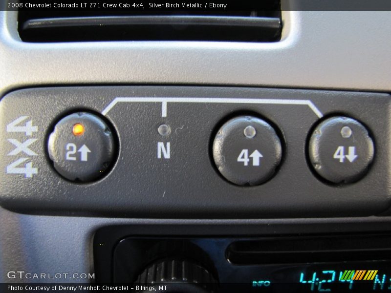 Silver Birch Metallic / Ebony 2008 Chevrolet Colorado LT Z71 Crew Cab 4x4