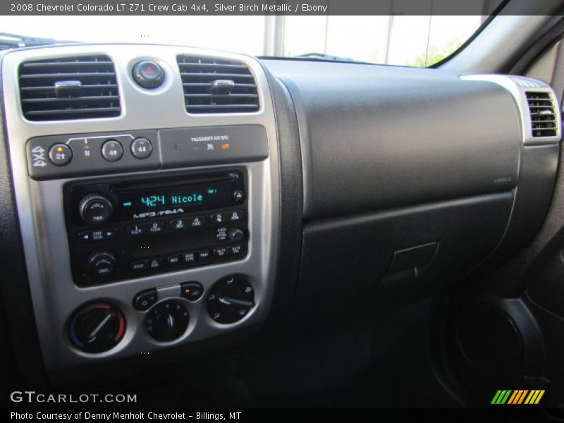 Silver Birch Metallic / Ebony 2008 Chevrolet Colorado LT Z71 Crew Cab 4x4