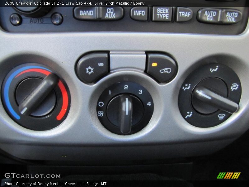 Silver Birch Metallic / Ebony 2008 Chevrolet Colorado LT Z71 Crew Cab 4x4