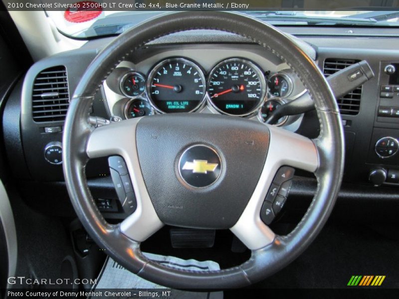 Blue Granite Metallic / Ebony 2010 Chevrolet Silverado 2500HD LT Crew Cab 4x4