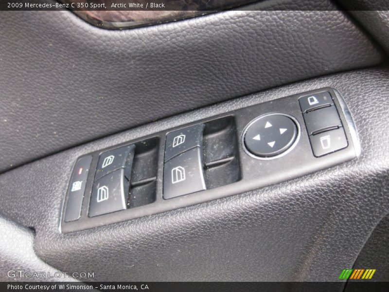Arctic White / Black 2009 Mercedes-Benz C 350 Sport