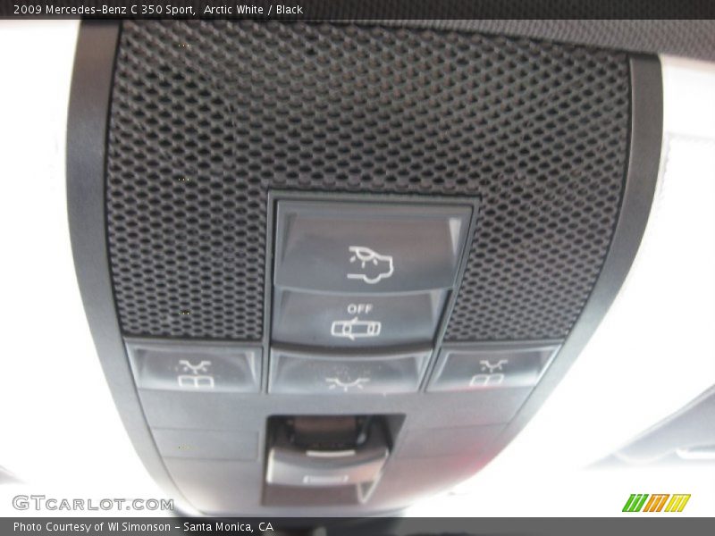 Arctic White / Black 2009 Mercedes-Benz C 350 Sport
