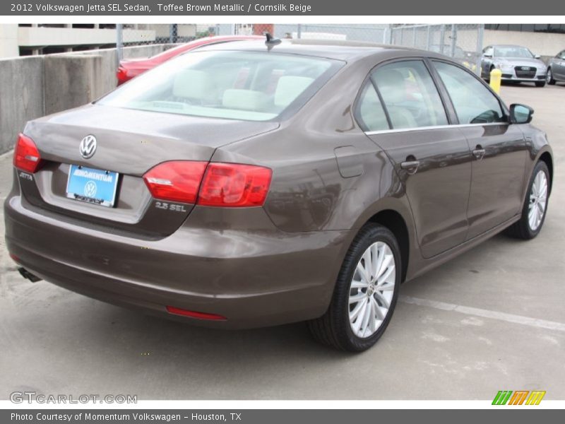 Toffee Brown Metallic / Cornsilk Beige 2012 Volkswagen Jetta SEL Sedan
