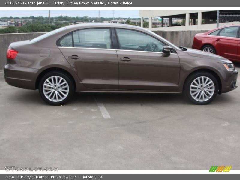 Toffee Brown Metallic / Cornsilk Beige 2012 Volkswagen Jetta SEL Sedan