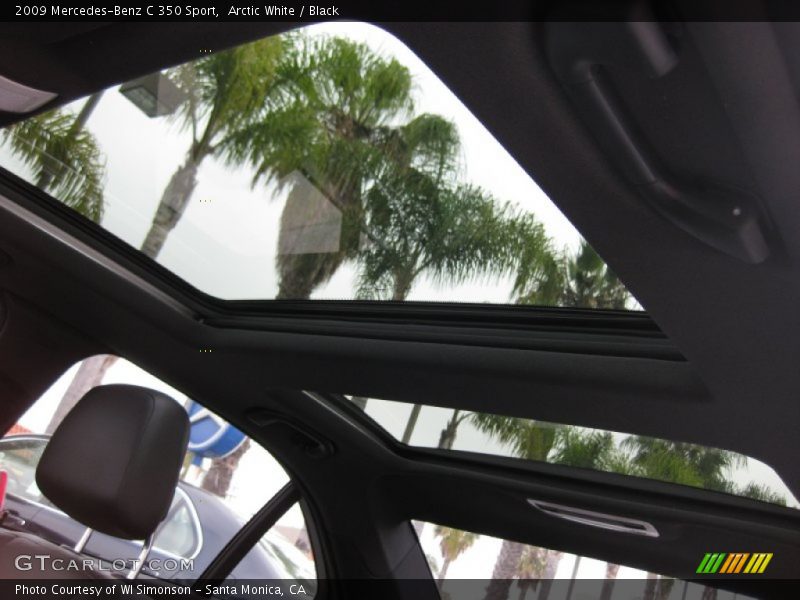 Arctic White / Black 2009 Mercedes-Benz C 350 Sport