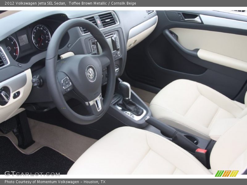 Toffee Brown Metallic / Cornsilk Beige 2012 Volkswagen Jetta SEL Sedan
