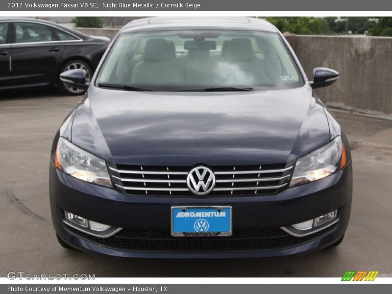 Night Blue Metallic / Cornsilk Beige 2012 Volkswagen Passat V6 SE