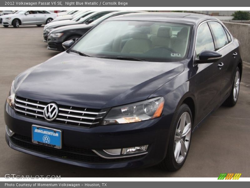 Night Blue Metallic / Cornsilk Beige 2012 Volkswagen Passat V6 SE