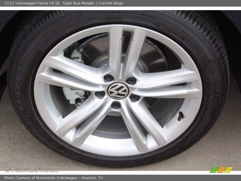 Night Blue Metallic / Cornsilk Beige 2012 Volkswagen Passat V6 SE