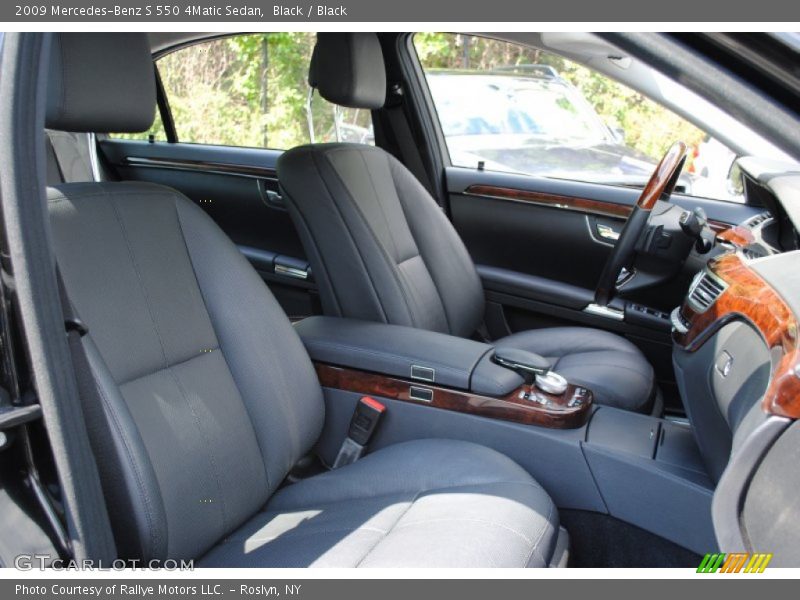 Black / Black 2009 Mercedes-Benz S 550 4Matic Sedan