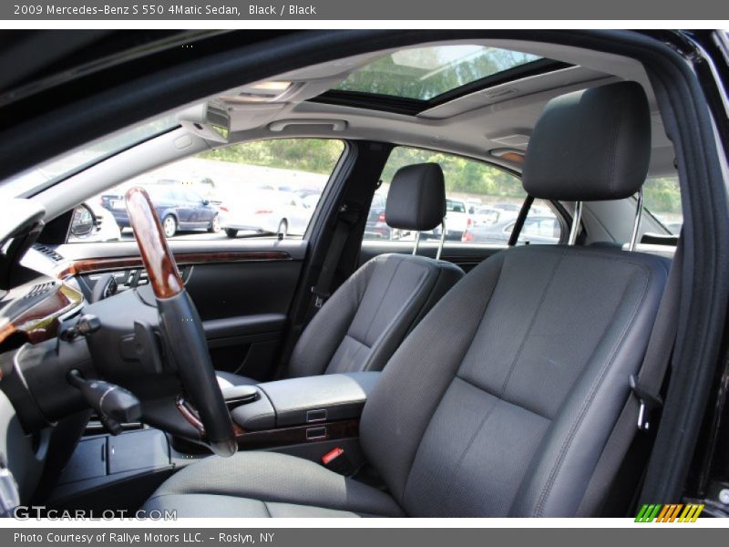 Black / Black 2009 Mercedes-Benz S 550 4Matic Sedan