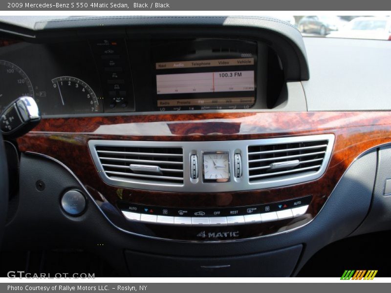 Black / Black 2009 Mercedes-Benz S 550 4Matic Sedan