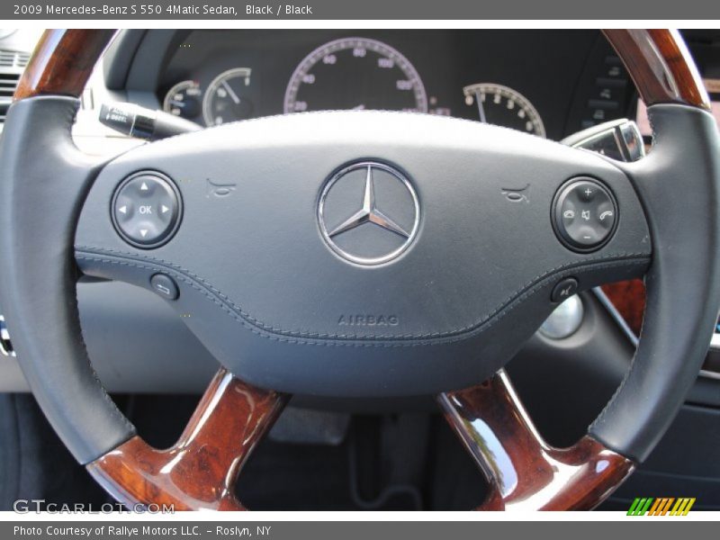 Black / Black 2009 Mercedes-Benz S 550 4Matic Sedan
