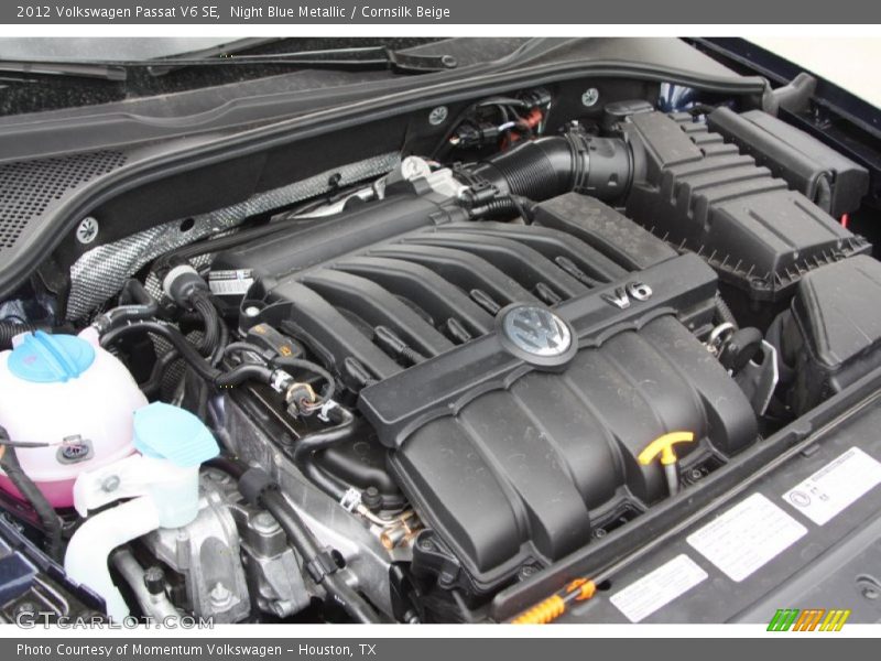 Night Blue Metallic / Cornsilk Beige 2012 Volkswagen Passat V6 SE