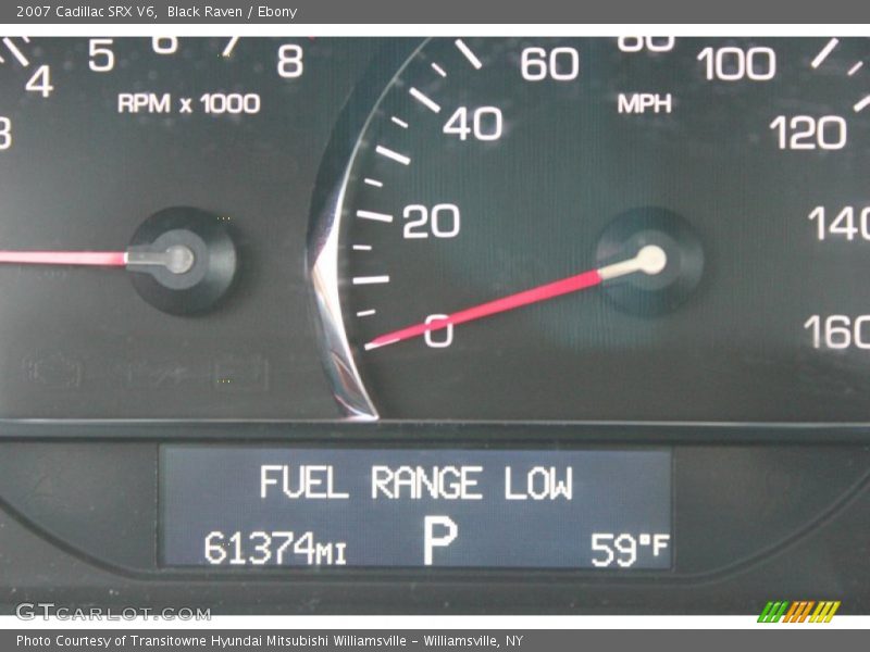 Black Raven / Ebony 2007 Cadillac SRX V6
