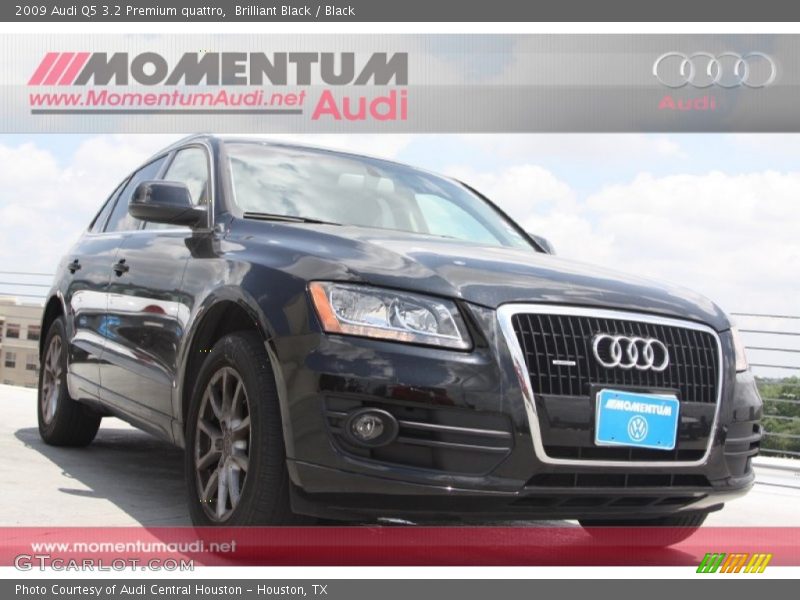 Brilliant Black / Black 2009 Audi Q5 3.2 Premium quattro