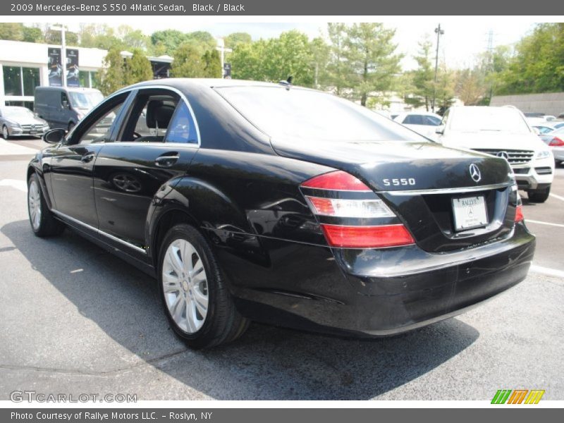 Black / Black 2009 Mercedes-Benz S 550 4Matic Sedan
