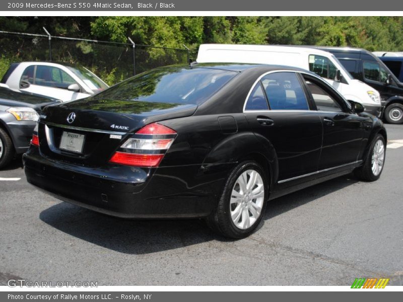 Black / Black 2009 Mercedes-Benz S 550 4Matic Sedan