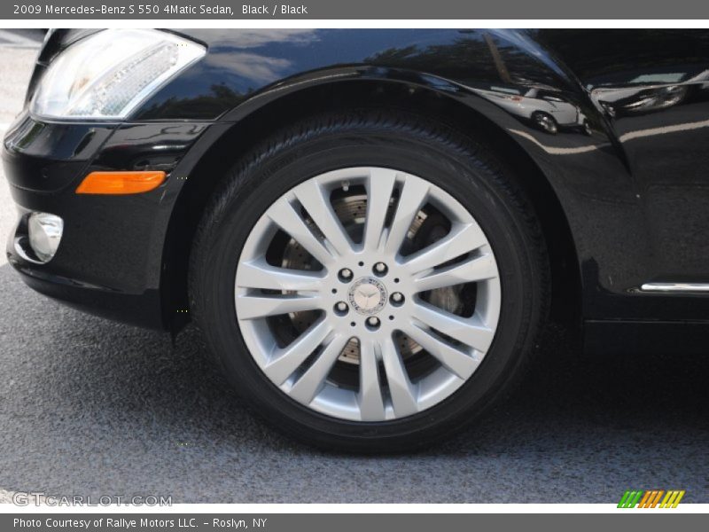 Black / Black 2009 Mercedes-Benz S 550 4Matic Sedan