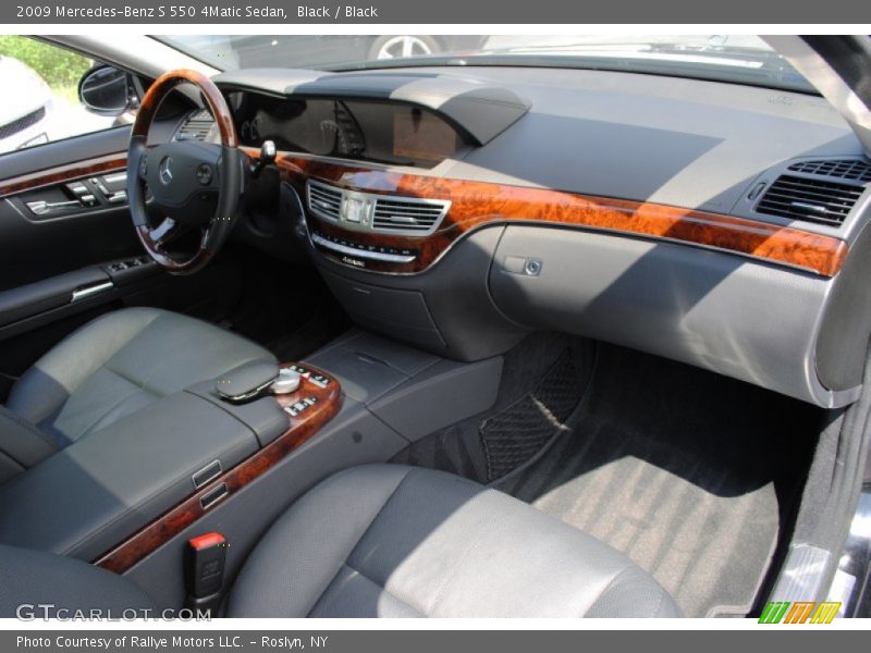 Black / Black 2009 Mercedes-Benz S 550 4Matic Sedan