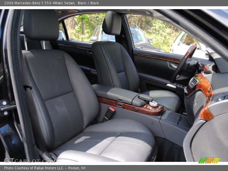 Black / Black 2009 Mercedes-Benz S 550 4Matic Sedan