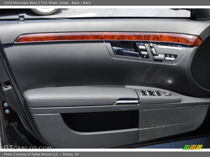 Black / Black 2009 Mercedes-Benz S 550 4Matic Sedan