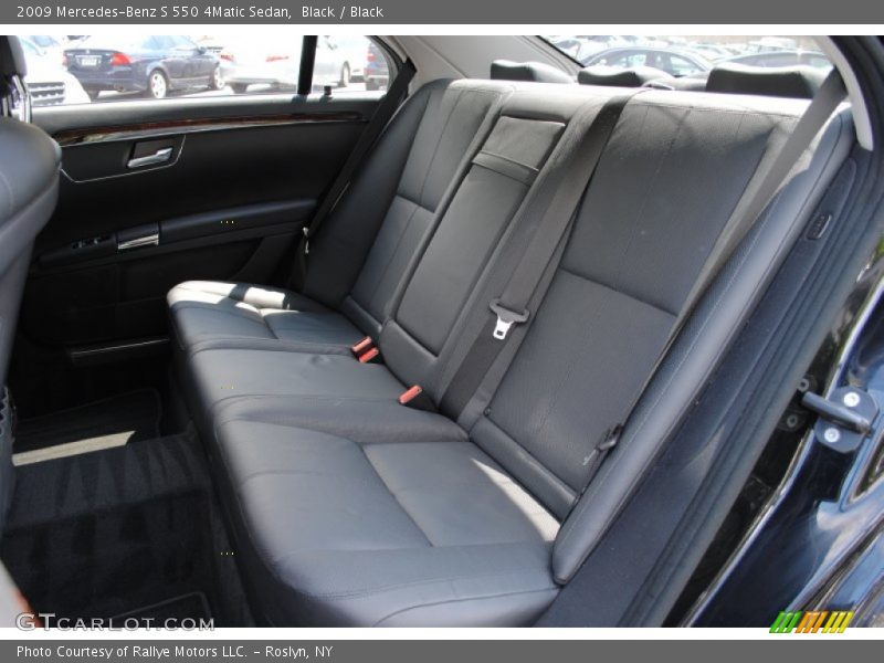 Black / Black 2009 Mercedes-Benz S 550 4Matic Sedan