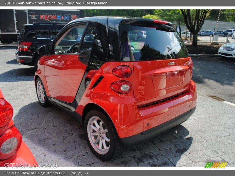 Rally Red / Design Black 2008 Smart fortwo passion coupe