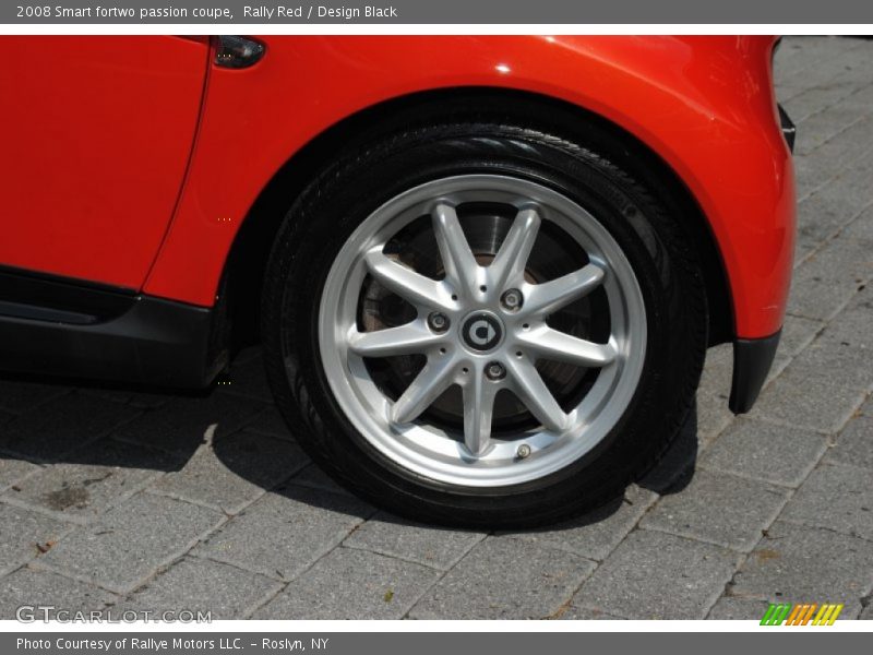 Rally Red / Design Black 2008 Smart fortwo passion coupe