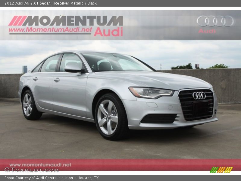 Ice Silver Metallic / Black 2012 Audi A6 2.0T Sedan