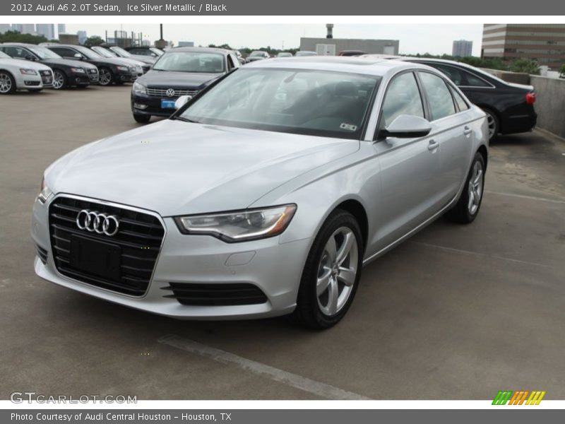 Ice Silver Metallic / Black 2012 Audi A6 2.0T Sedan