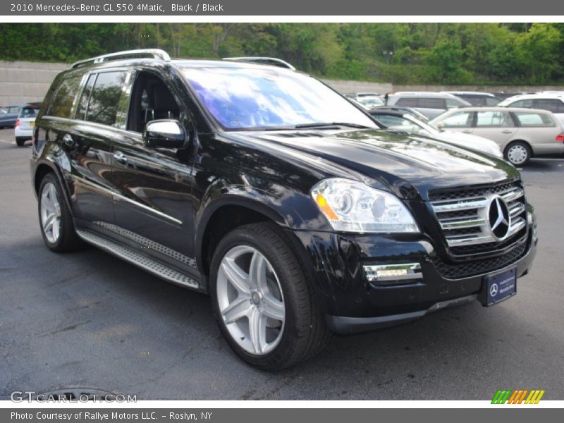 Black / Black 2010 Mercedes-Benz GL 550 4Matic