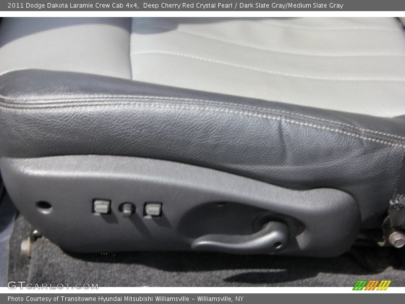 Deep Cherry Red Crystal Pearl / Dark Slate Gray/Medium Slate Gray 2011 Dodge Dakota Laramie Crew Cab 4x4