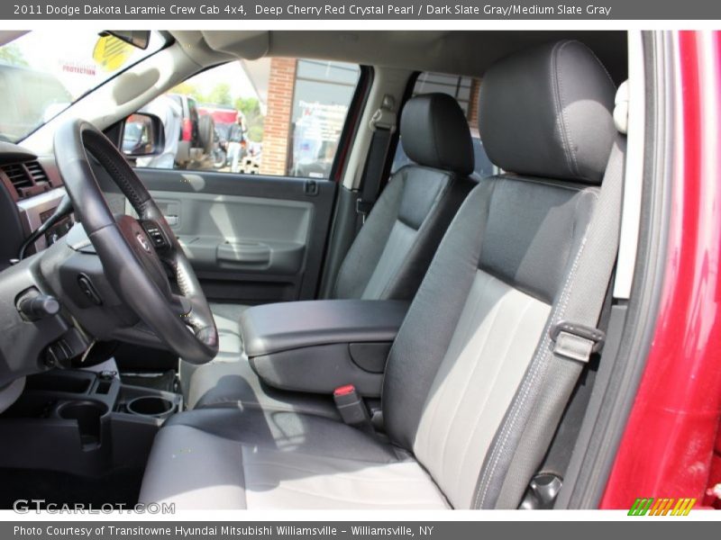 Deep Cherry Red Crystal Pearl / Dark Slate Gray/Medium Slate Gray 2011 Dodge Dakota Laramie Crew Cab 4x4