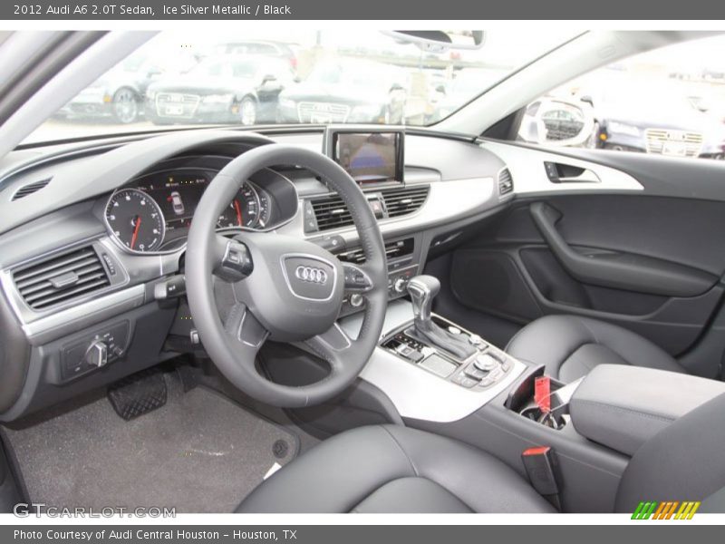 Ice Silver Metallic / Black 2012 Audi A6 2.0T Sedan