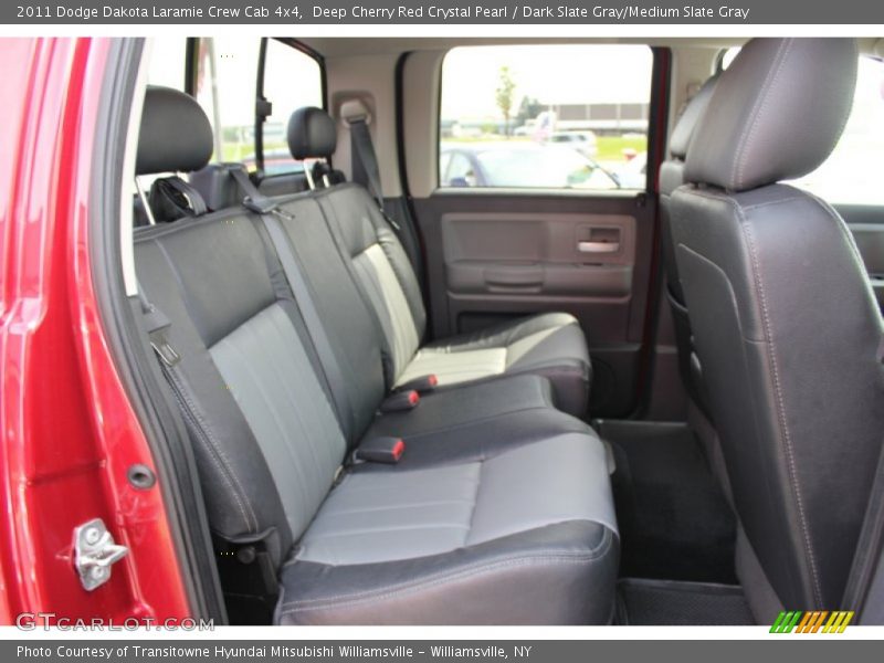 Deep Cherry Red Crystal Pearl / Dark Slate Gray/Medium Slate Gray 2011 Dodge Dakota Laramie Crew Cab 4x4