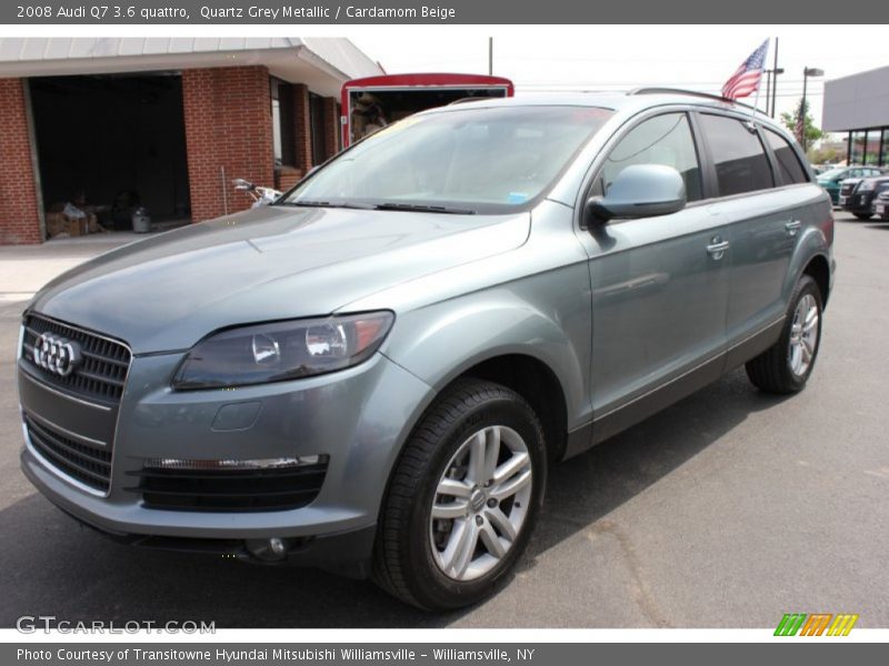 Quartz Grey Metallic / Cardamom Beige 2008 Audi Q7 3.6 quattro