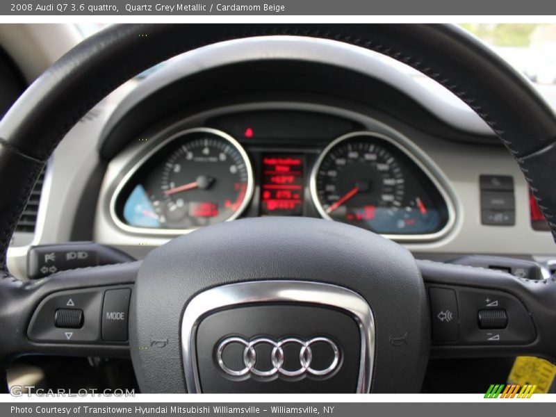 Quartz Grey Metallic / Cardamom Beige 2008 Audi Q7 3.6 quattro